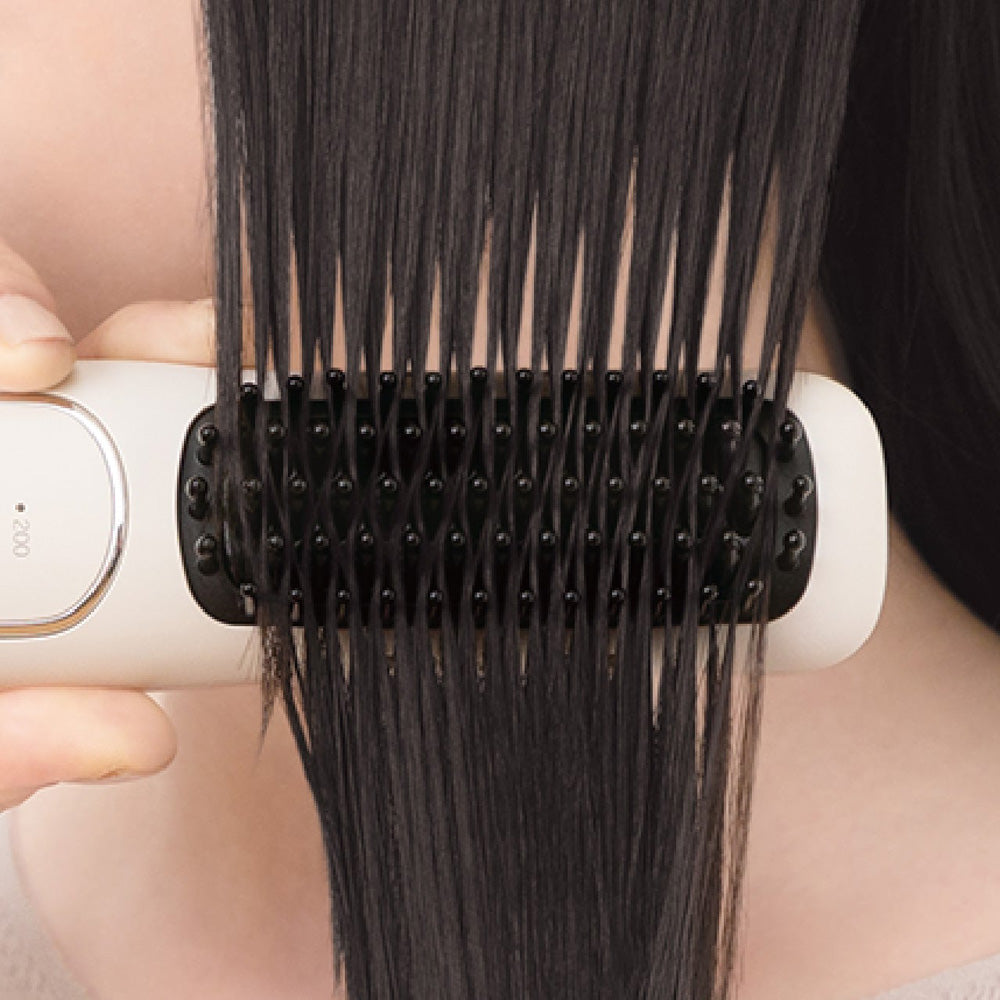 【ギフトカード】FESTINO（フェスティノ）充電式スタイリング ヒーターブラシ ホワイト