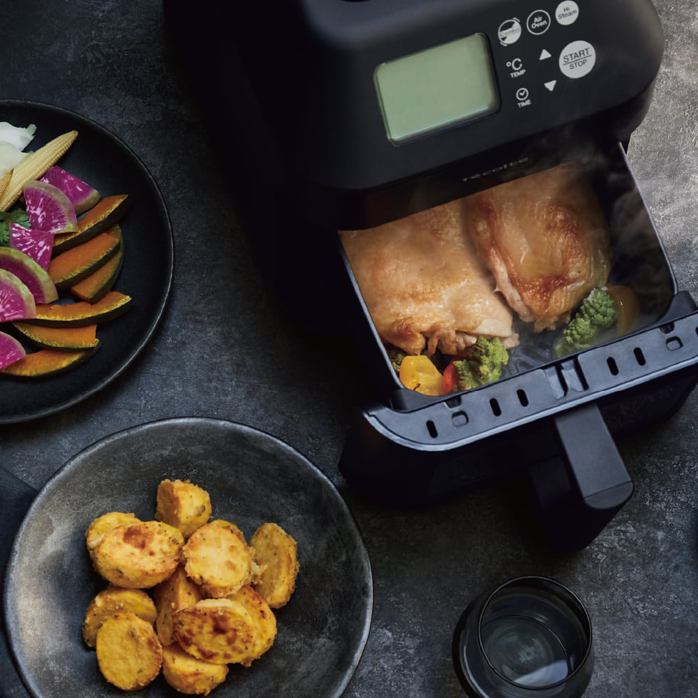 【ギフトカード】recolte（レコルト）ハイスチームエアーオーブン ナチュラルブラック