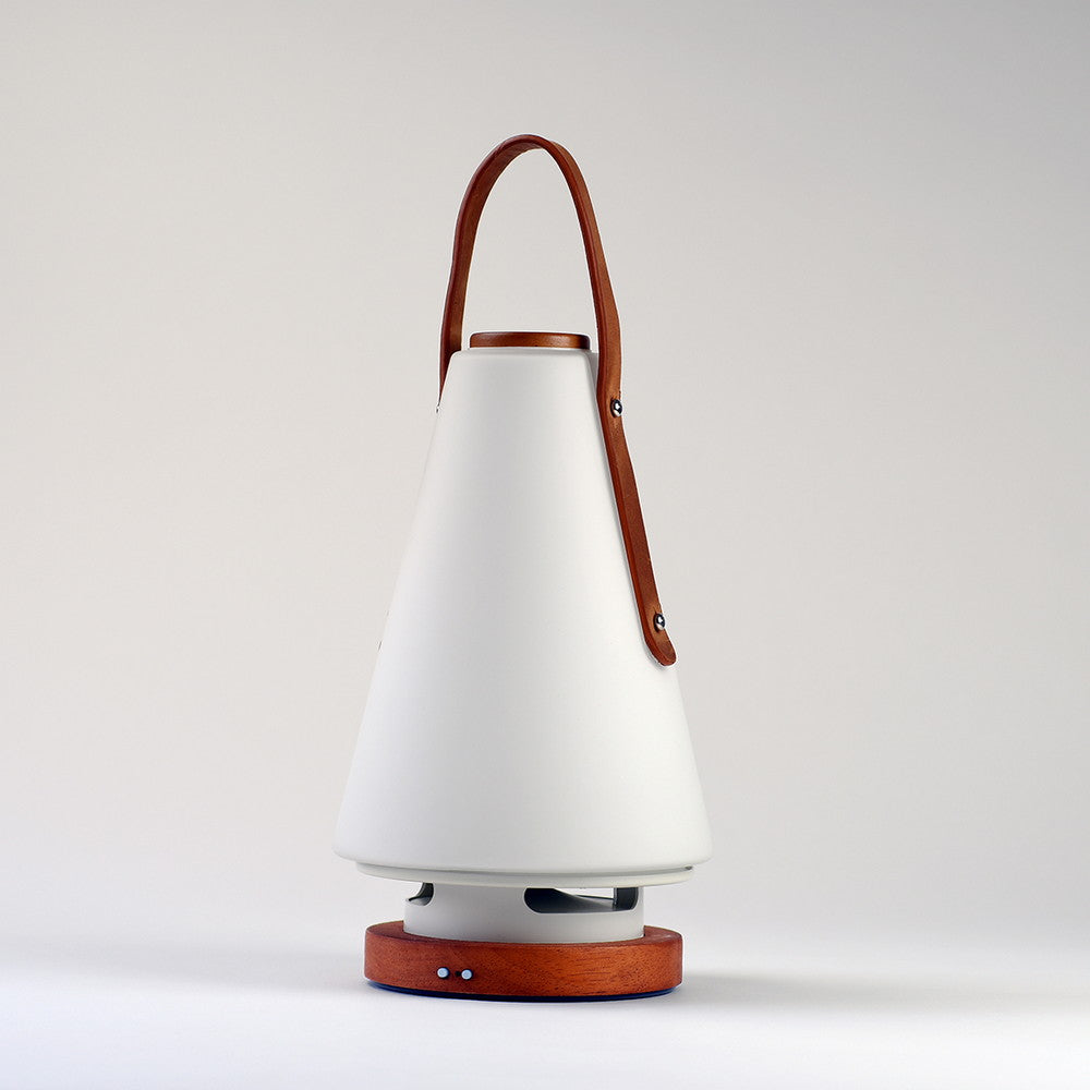 【ギフトカード】「MoriMori」ROOMS レザーハンドル（LEDランタンスピーカー）