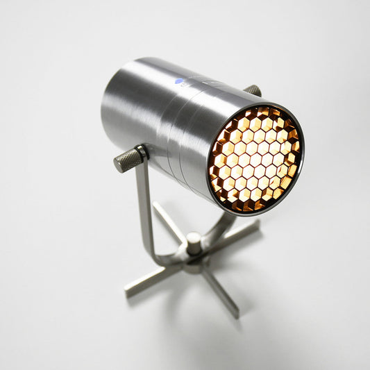 【ギフトカード】「MoriMori」　LED スポットライトスピーカー　シルバー