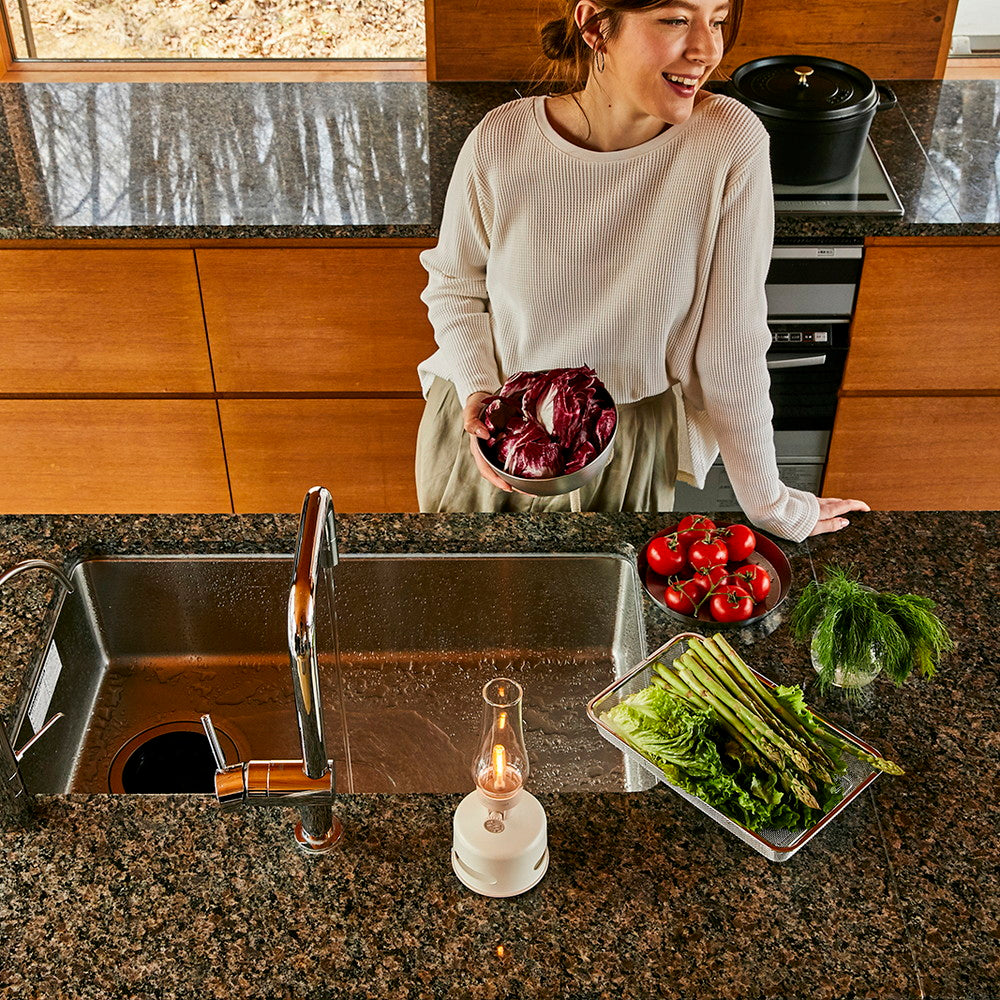 【ギフトカード】「MoriMori」　S1 BEACH HOUSE ホワイト（LEDランタンスピーカー）