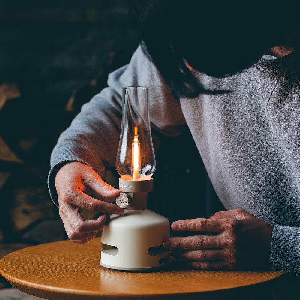 【ギフトカード】「MoriMori」　S1 BEACH HOUSE ホワイト（LEDランタンスピーカー）