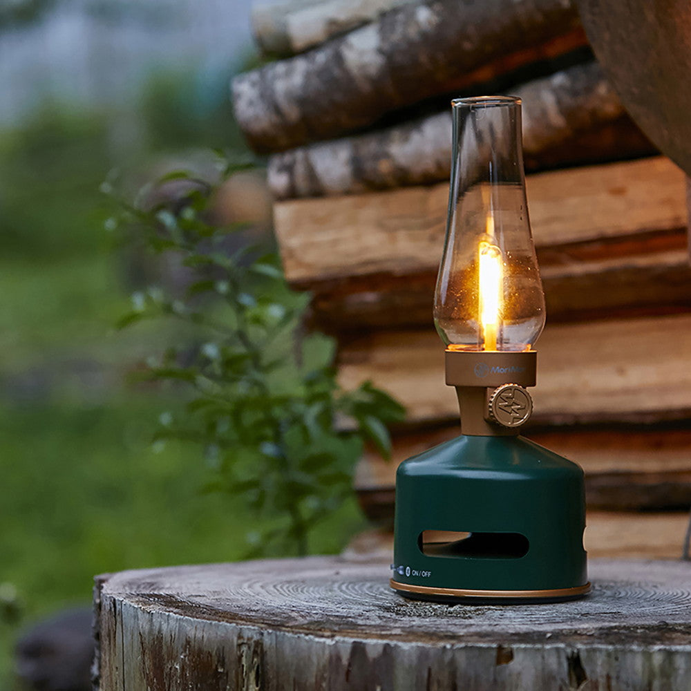 【ギフトカード】「MoriMori」　S1 ORIGINAL GREEN ダークグリーン（LEDランタンスピーカー）