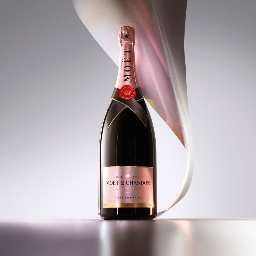【ギフトカード】シャンパン Moet&Chandon(モエ・エ・シャンドン)ロゼ アンぺリアル 750ml箱付き 2本