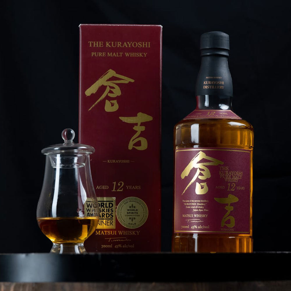 【ギフトカード】明治43年創業 倉吉蒸留所 ピュアモルトウイスキー 倉吉 長期熟成12年 700ml