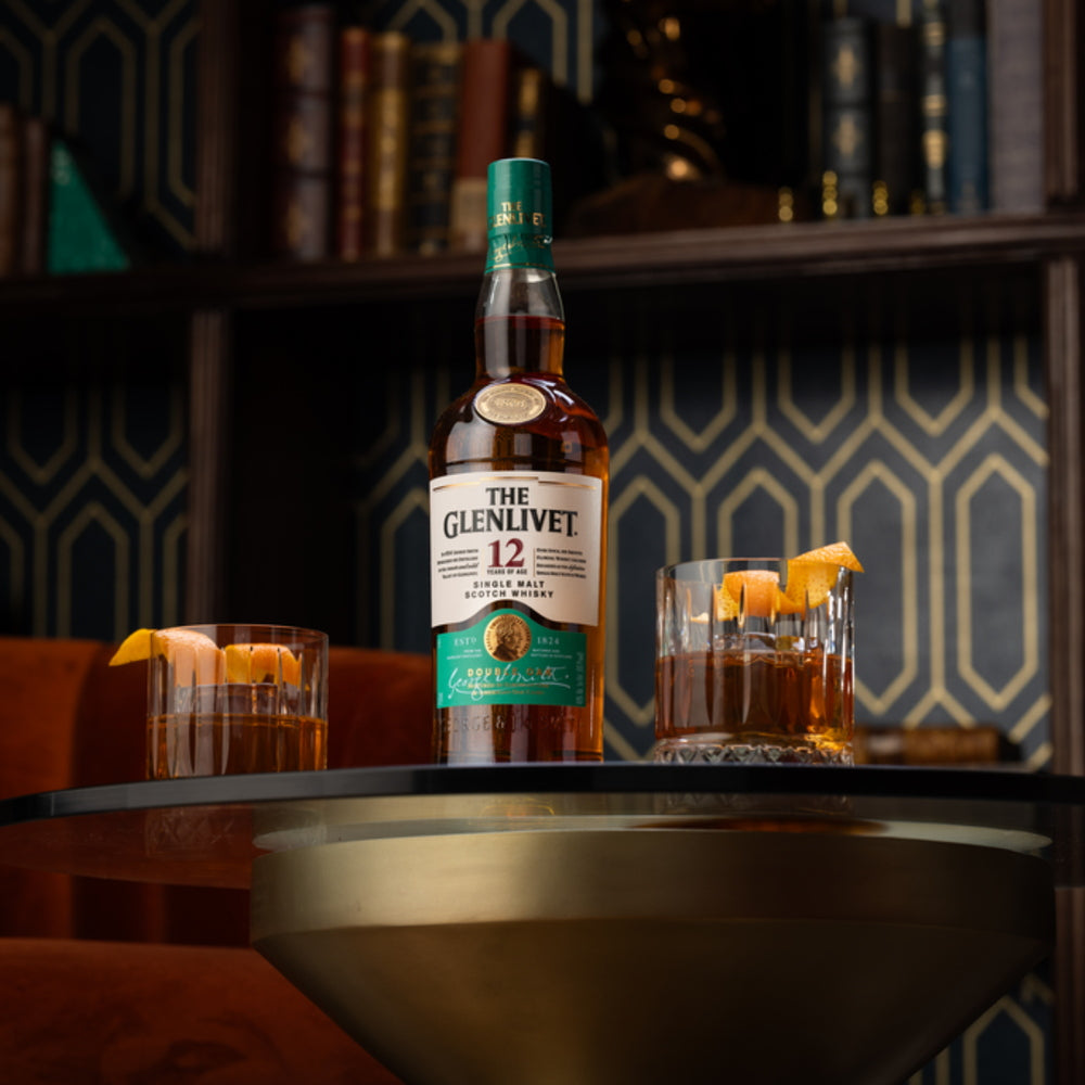 【ギフトカード】1824年創業スコッチ・ウイスキー ザ・グレンリベット  12年 箱入 700ml 2本