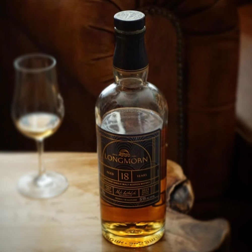 【ギフトカード】1893年創業シングルモルト・ウイスキー ロングモーン18年 箱入 700ml 2本