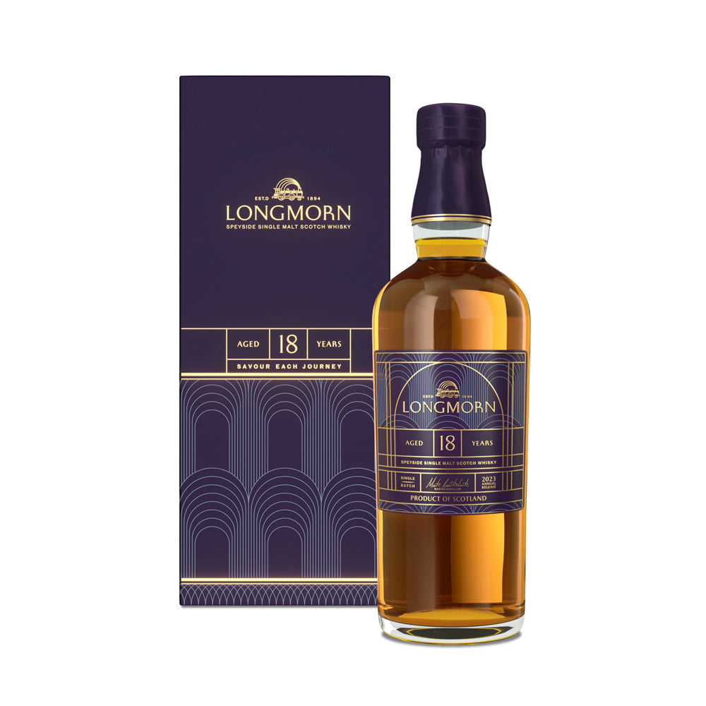 【ギフトカード】1893年創業シングルモルト・ウイスキー ロングモーン18年 箱入 700ml 2本