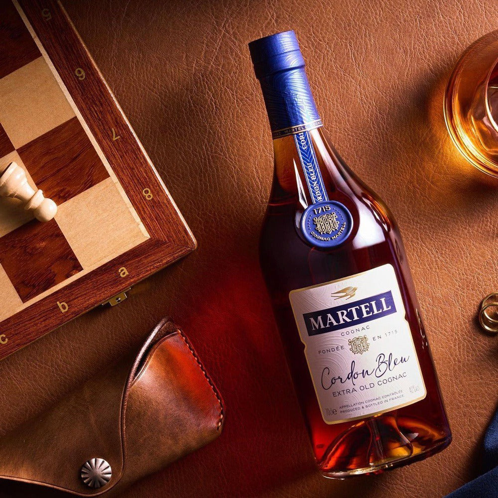 【ギフトカード】1715年創業コニャック マーテル コルドンブルー 箱入 700ml 2本