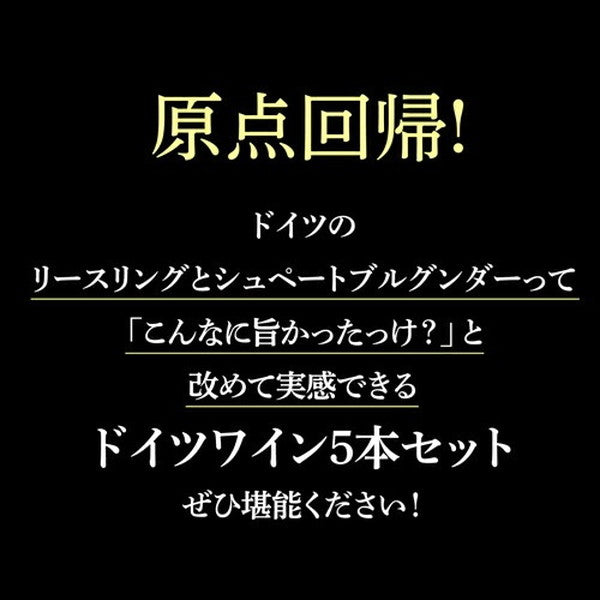 ドイツワイン5本セット【クール便】