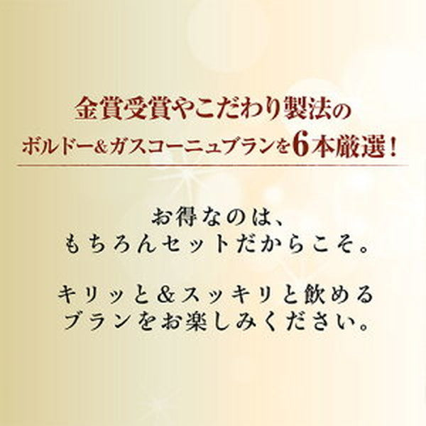 ボルドー＆ガスコーニュ　ブラン6本【常温便】