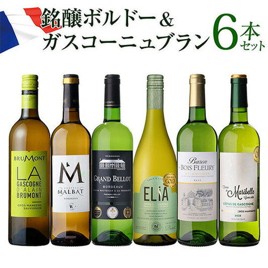 ボルドー＆ガスコーニュ　ブラン6本【クール便】