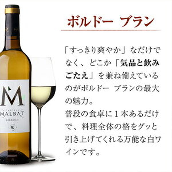ボルドー＆ガスコーニュ　ブラン6本【クール便】