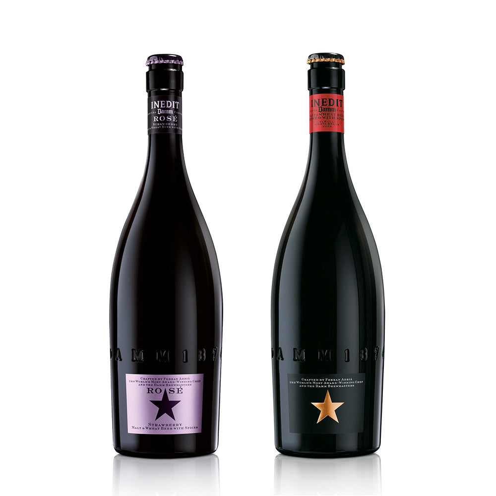 【ギフトカード】バルセロナNo1ブルワリーDAM社の「イネディット」プレミアムビール 飲み比べ　2本