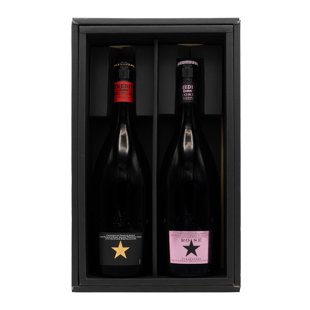 【ギフトカード】バルセロナNo1ブルワリーDAM社の「イネディット」プレミアムビール 飲み比べ　2本