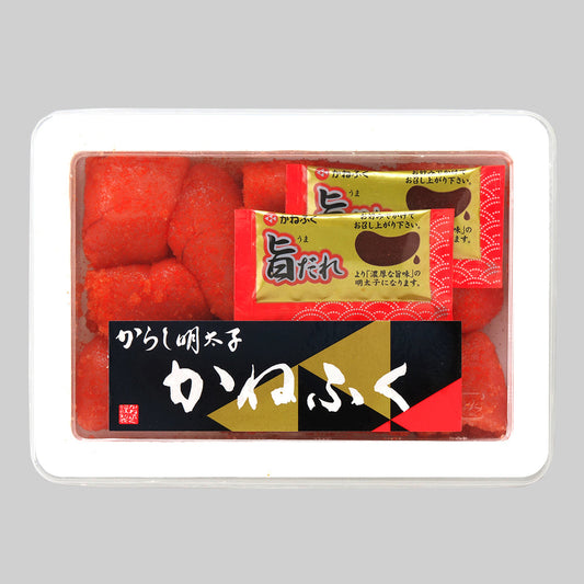 「かねふく」辛子明太子旨だれ付(切れ子)【180g】