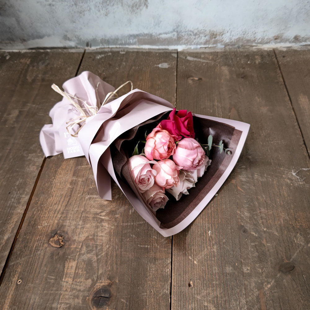 【ギフトカード】ホシファーム フリルブーケ(スイート8本)&ホシフルーツ 贅沢ブラウニー