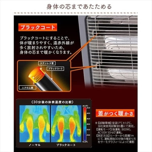 アイリスオーヤマ 遠赤外線電気ストーブ(ピンク)