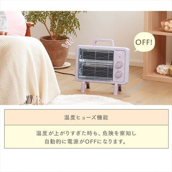 アイリスオーヤマ 遠赤外線電気ストーブ(ピンク)